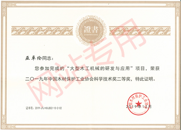 巫卓倫-科學(xué)技術(shù)二等獎